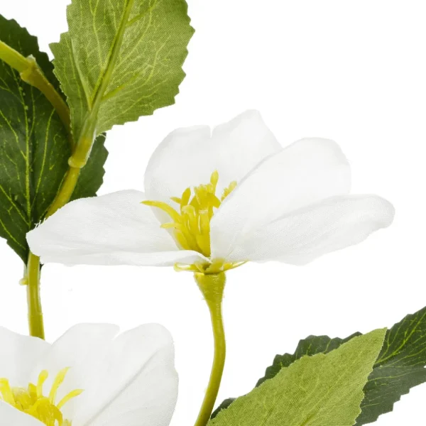 Kunstblumen^DecoWoerner Christrosen, Pack á 3 Stück weiß