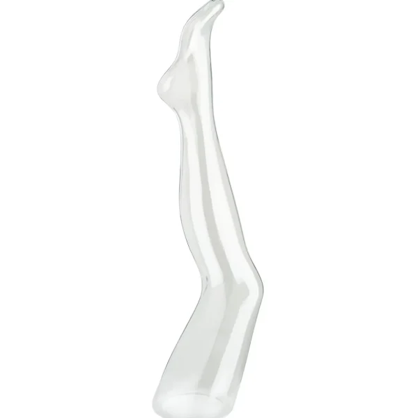 Schaufensterpuppen^DecoWoerner Damen-Strumpfbein 74 Cm, Klar transparent