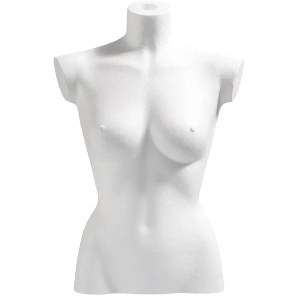 Schaufensterpuppen | Dekorationshilfen & Werkzeug^DecoWoerner Damen-Styroportorso 63 Cm weiß