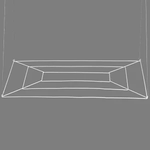 Dekorationshilfen & Werkzeug^DecoWoerner Deckengitter-Rechteck 80 X 120 Cm weiß