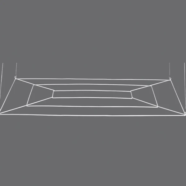 Dekorationshilfen & Werkzeug^DecoWoerner Deckengitter-Rechteck 100 X 150 Cm weiß