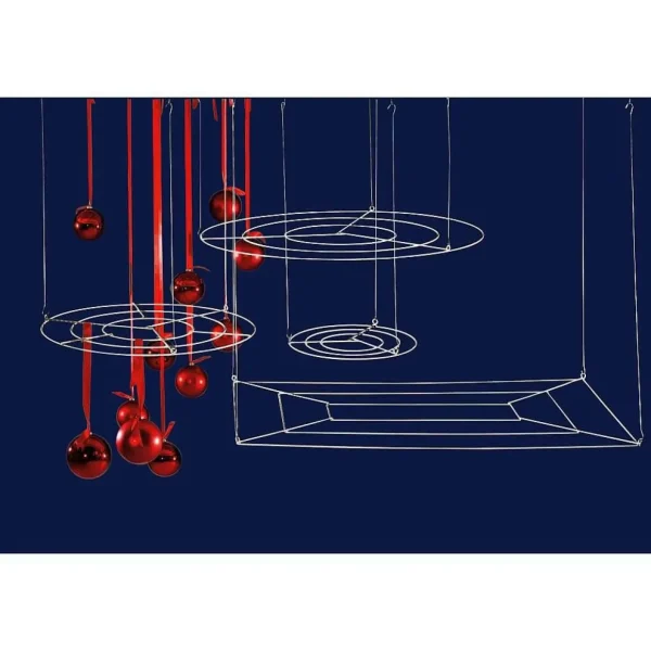 Dekorationshilfen & Werkzeug^DecoWoerner Deckengitter-Ring 40 Cm Ø weiß