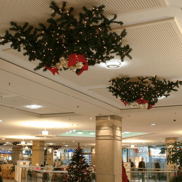 Weihnachtskränze^DecoWoerner Deckenhänger, 150 Cm Ø grün