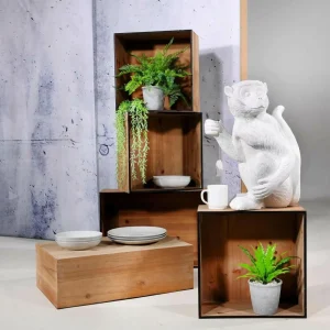 Dekotiere^DecoWoerner Deko Affe 54 Cm Hoch weiß