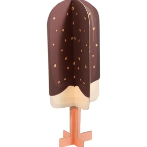 Sommerdeko^DecoWoerner Deko Aufsteller Eis Am Stiel, 75 Cm Hoch braun
