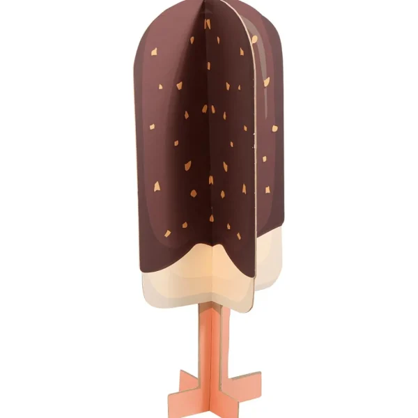 Sommerdeko^DecoWoerner Deko Aufsteller Eis Am Stiel, 75 Cm Hoch braun