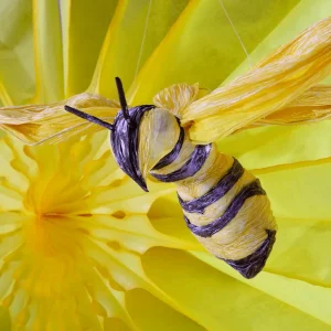 Dekotiere | Frühlingsdeko^DecoWoerner Deko Bienen 10-14 Cm, 5 Stück gelb