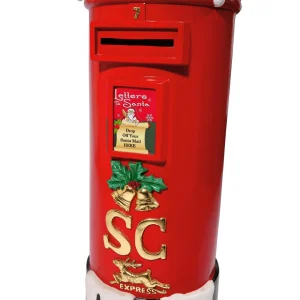 Xxl Weihnachtsdeko^DecoWoerner Deko Briefkasten Weihnachtsmann, 100 Cm Hoch rot