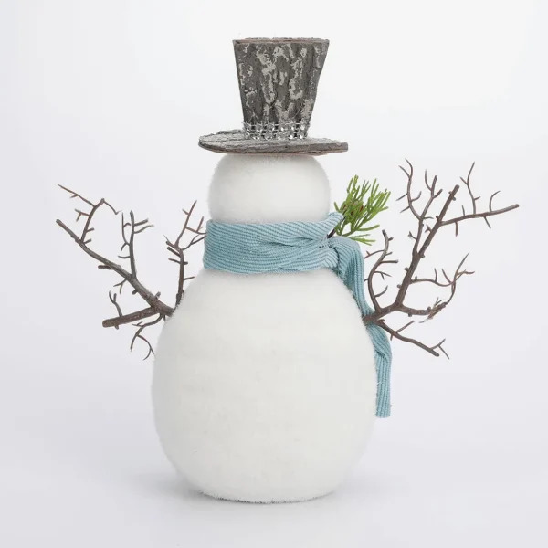 Winterdeko | Weihnachtsfiguren^DecoWoerner Deko Figur Schneemann 22 Cm weiß