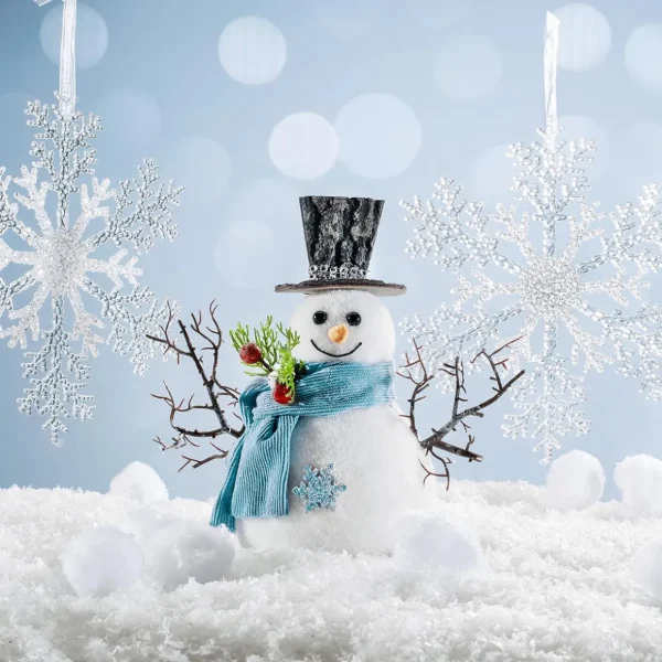 Winterdeko | Weihnachtsfiguren^DecoWoerner Deko Figur Schneemann 22 Cm weiß