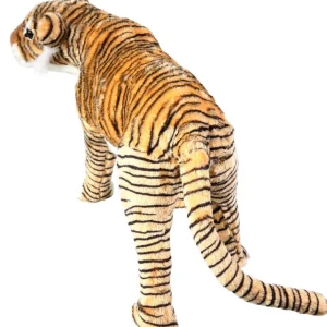 Dekotiere^DecoWoerner Deko Figur Tiger 28 X 46 Cm braun