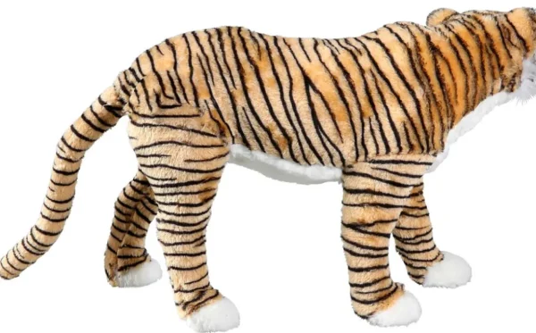 Dekotiere^DecoWoerner Deko Figur Tiger 28 X 46 Cm braun