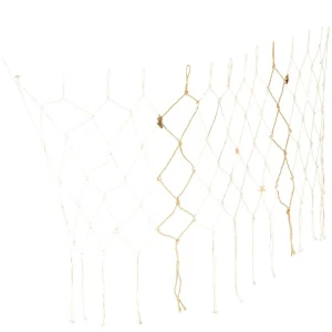 Sommerdeko^DecoWoerner Deko Fischernetz 100 X 150 Cm Beige