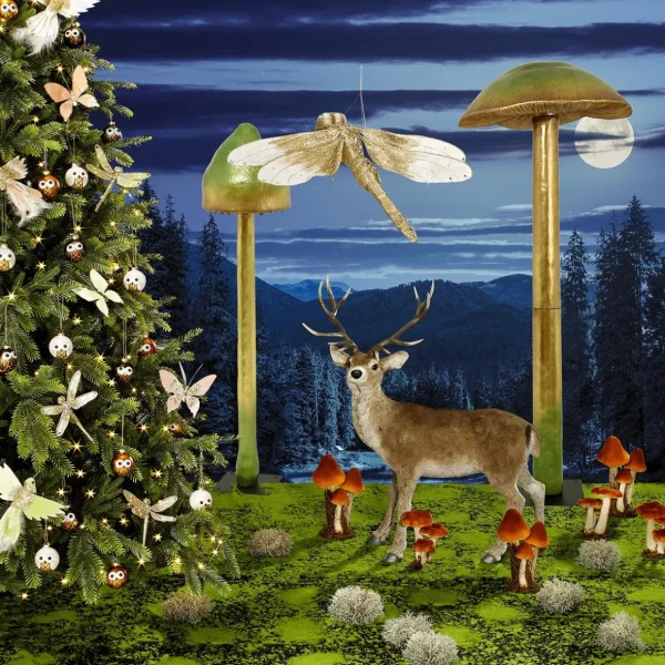 Weihnachtskugeln^DecoWoerner Deko Hänger Glas Kugel „Eule“ 24 Stück In Der Box braun