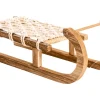 Winterdeko | Weihnachtsfiguren^DecoWoerner Deko Holzschlitten 40 X 14 X 9,5 Cm Beige