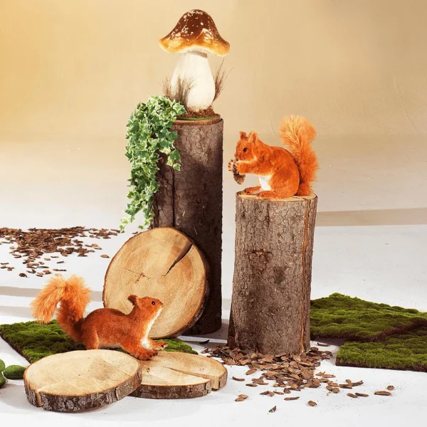 Naturdeko | Herbstdeko^DecoWoerner Deko Holzstamm, 70 Cm braun