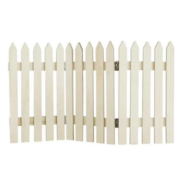 Naturdeko | Herbstdeko^DecoWoerner Deko Holzzaun Naturbelassen 30 X 18 Cm Naturholz