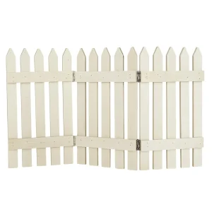 Naturdeko | Herbstdeko^DecoWoerner Deko Holzzaun Naturbelassen 30 X 18 Cm Naturholz