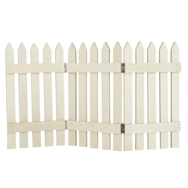 Naturdeko | Herbstdeko^DecoWoerner Deko Holzzaun Naturbelassen 30 X 18 Cm Naturholz
