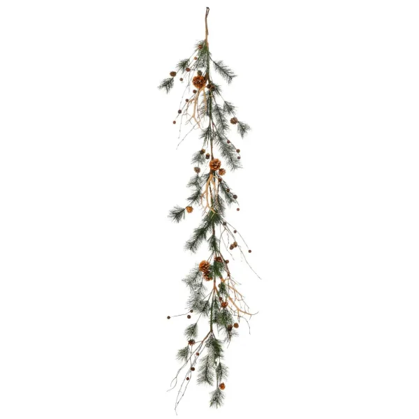 Winterdeko | Herbstdeko^DecoWoerner Deko Kiefer Mix-Girlande 15x145 Cm grün