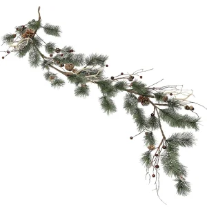 Winterdeko | Herbstdeko^DecoWoerner Deko Kiefer Mix-Girlande 15x145 Cm grün