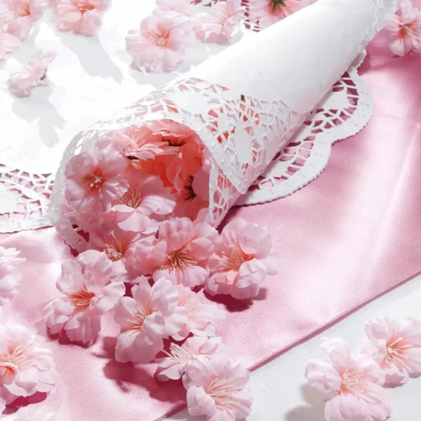 Streudeko | Themen-Deko^DecoWoerner Deko Kirschblüten Zum Streuen, Pack à 100 Stück rosa