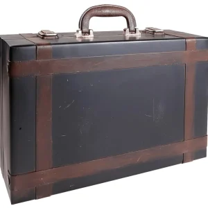 Themen-Deko^DecoWoerner Deko Koffer Aus Metall, 40 X 26 Cm mehrfarbig