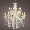 Deko-Licht | Themen-Deko^DecoWoerner Deko Kronleuchter Aus Glas 78 Cm gold