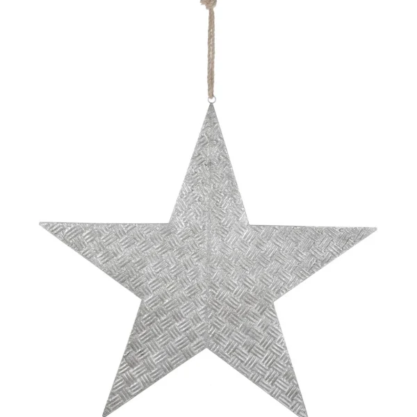 Weihnachtssterne^DecoWoerner Deko Metallstern 79 Cm silber