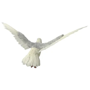 Dekotiere^DecoWoerner Deko Möwe Fliegend 85 Cm weiß
