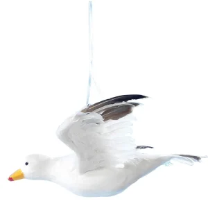 Sommerdeko^DecoWoerner Deko Möwe Fliegend, 43 Cm Breit weiß