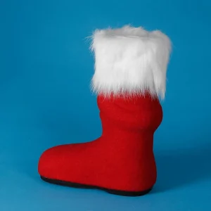 Weihnachtsfiguren^DecoWoerner Deko Nikolaus-Stiefel 45 Cm rot