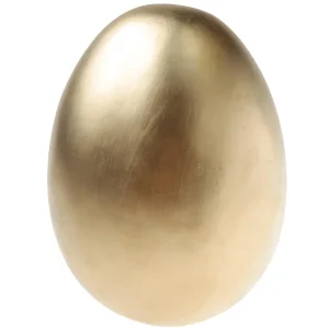 Osterdeko^DecoWoerner Deko Osterei Metallic 26 Cm gold
