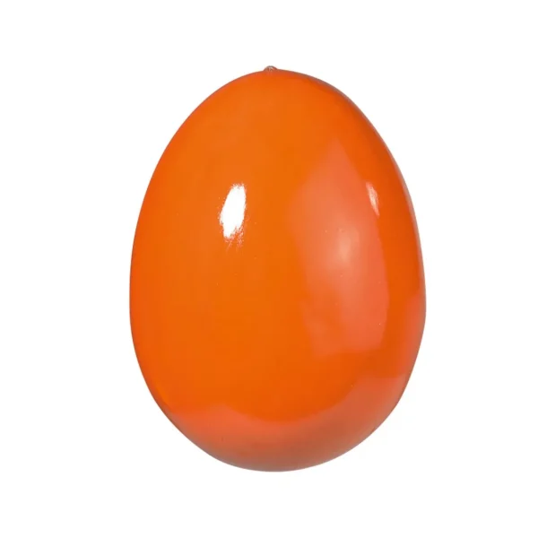 Osterdeko^DecoWoerner Deko Osterei , 18 Cm orange