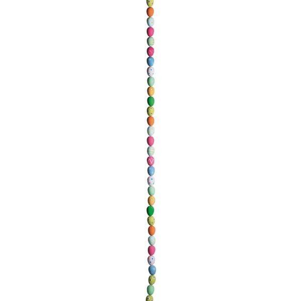 Osterdeko^DecoWoerner Deko Ostereier-Kette Bunt Gemustert, 180 Cm mehrfarbig