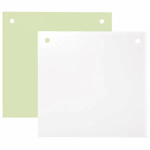 Frühlingsdeko^DecoWoerner Deko Paneel Quadrat 50 X 50 Cm Pastell/weiß grün