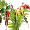 Sommerdeko^DecoWoerner Deko Papageien 22 Cm, 6 Stück mehrfarbig