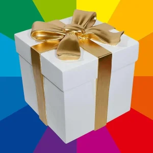 Xxl Weihnachtsdeko^DecoWoerner Deko Päckchen 40 Cm Wunschfarbe