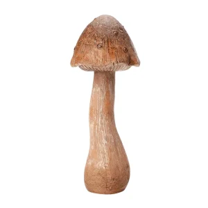 Herbstdeko^DecoWoerner Deko Pilz 20 Cm braun