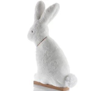 Osterdeko^DecoWoerner Deko Plüsch-Hasen-Aufsteller, , 57 Cm Hoch weiß