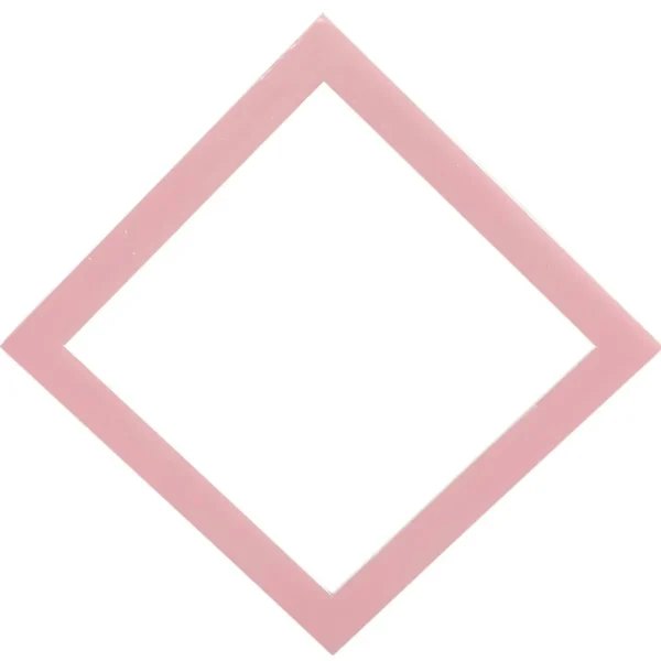 Frühlingsdeko^DecoWoerner Deko Rahmen Inkl. Paneel 50 X 50 Cm Pastellgelb/ rosa