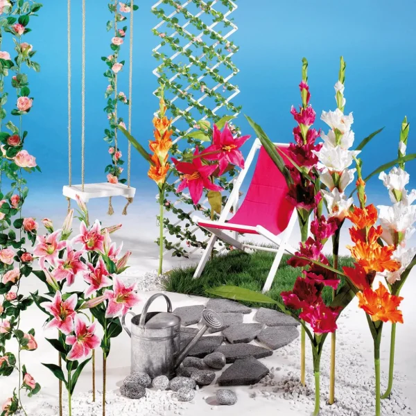 Sommerdeko | Frühlingsdeko^DecoWoerner Deko Schaukel 155 Cm Lang weiß