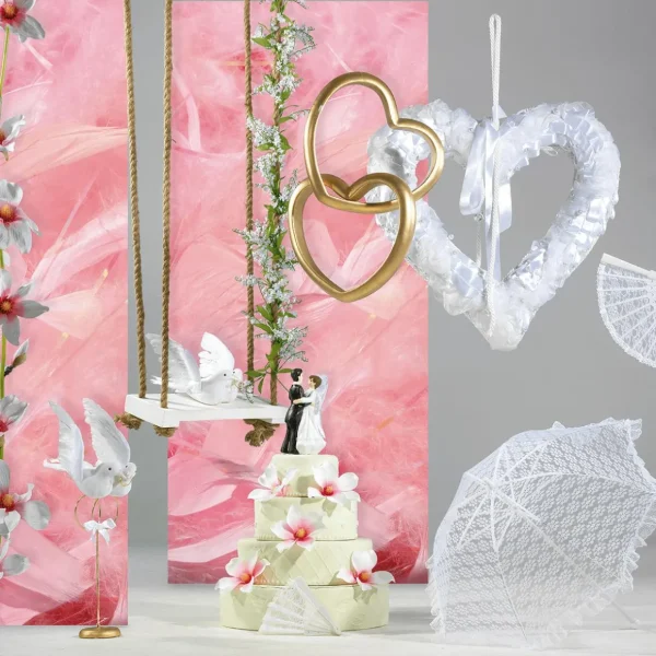 Sommerdeko | Frühlingsdeko^DecoWoerner Deko Schaukel 155 Cm Lang weiß