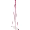 Sommerdeko^DecoWoerner Deko Schaukel 150 Cm Lang Pink weiß