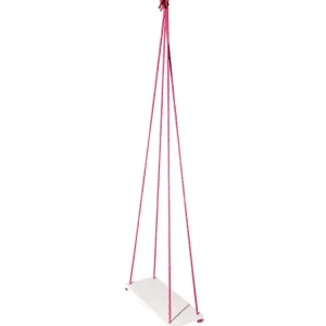 Sommerdeko^DecoWoerner Deko Schaukel 150 Cm Lang Pink weiß
