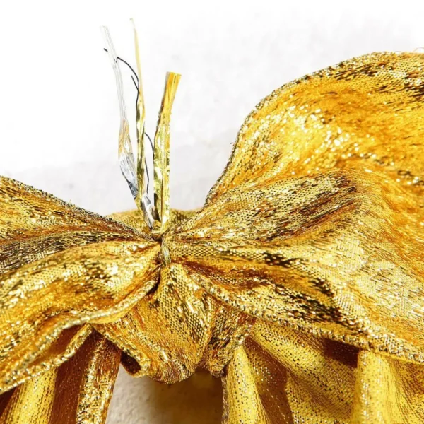 Weihnachtsfiguren | Künstliche Weihnachtsbäume^DecoWoerner Deko Schleife 20 Cm Breit, 10 Stück gold