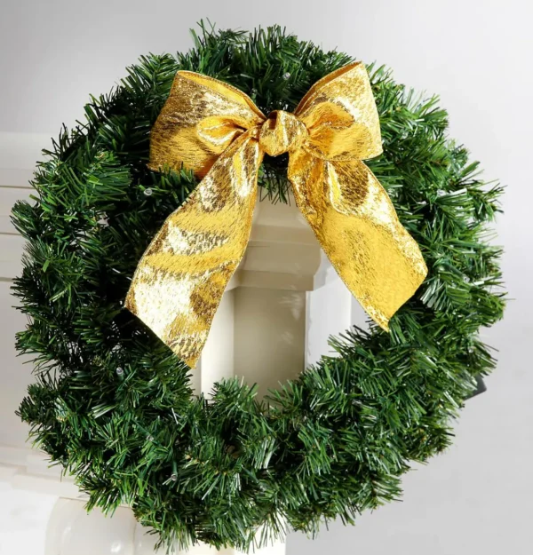 Weihnachtsfiguren | Künstliche Weihnachtsbäume^DecoWoerner Deko Schleife 20 Cm Breit, 10 Stück gold