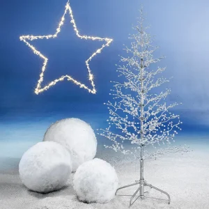 Winterdeko | Xxl Weihnachtsdeko^DecoWoerner Deko Schneeball 50 Cm Ø weiß