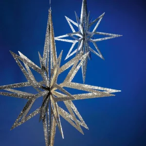 Weihnachtssterne^DecoWoerner Deko Stern 3D, 60 Cm Ø, gold