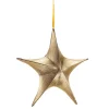 Weihnachtssterne^DecoWoerner Deko Stoff-Faltstern Mit Reißverschluss 110 Cm gold